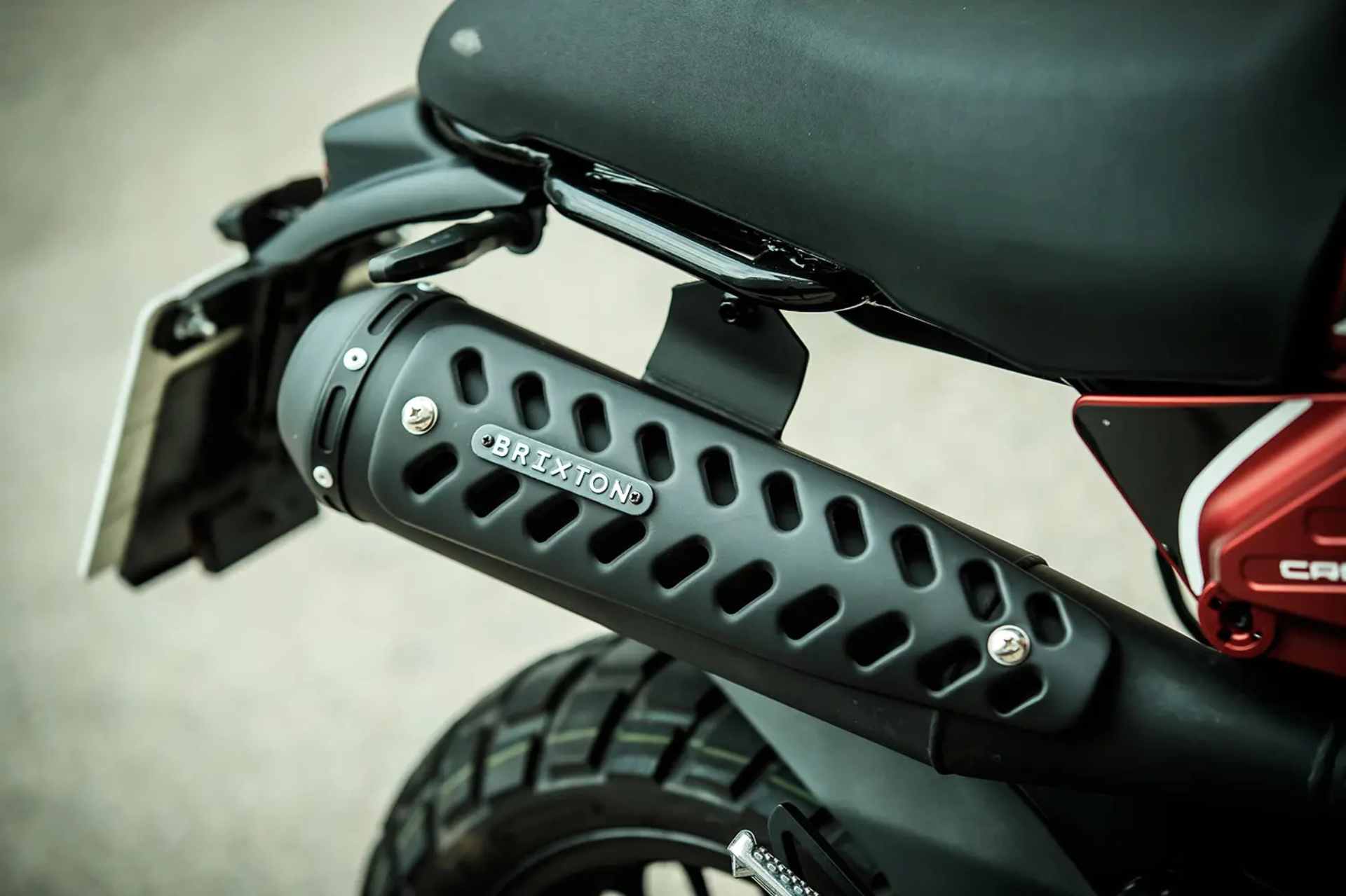 Brixton Crossfire 125 XS detail hinten